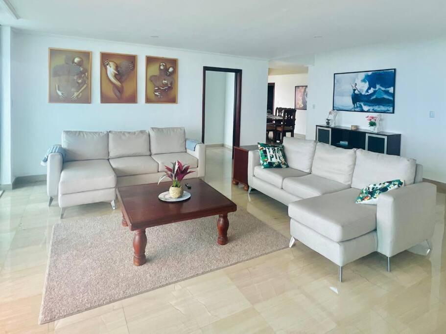Beach Front Penthouse In Exclusive Tower Santo Domingo Bagian luar foto